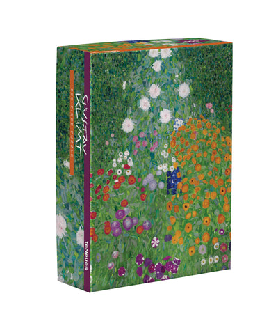 Cover image for teNeues - Puzzle: Flower Garden by Gustav Klimt, 500-Piece, Full Color Artwork, Compact Box, 14 x 19 in, isbn: 9781623258931