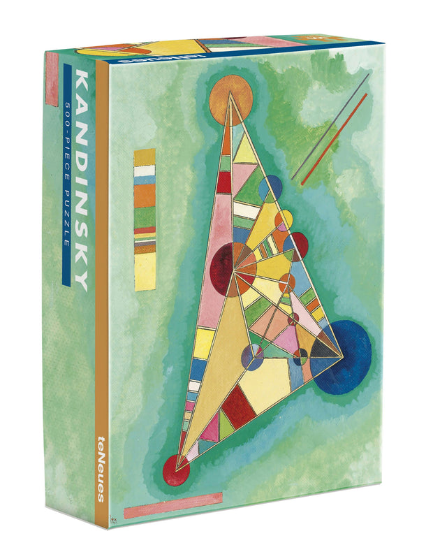 Cover image for teNeues - Puzzle: Variegation in the Triangle by Wassily Kandinsky, 500 Piece Puzzle, Full Color Artwork, Abstract Act, Compact Box, 14 x 19 in, isbn: 9781623258979
