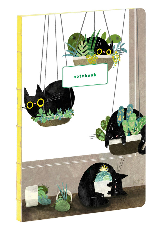 Cover image for teNeues - A5 Notebook: Caturday, Notebook with Lines, Paperback, Rounded Corners, Colored Paper Block Edges, 140 Pages, Lay-Flat Binding, isbn: 9781623259051