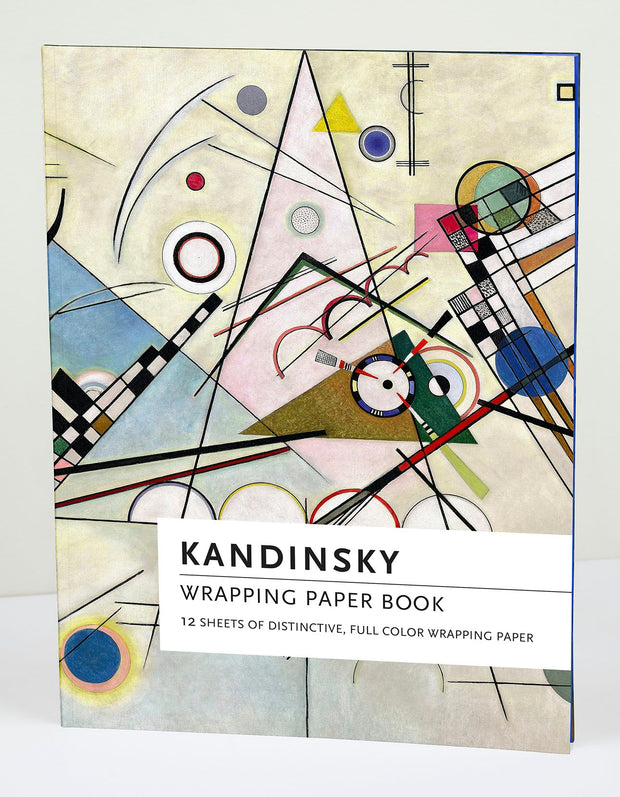 Cover image for teNeues - Wrapping Paper Book: Wassily Kandinsky, Paperback, 12 Full Color Perforated Pages, 6 Designs, isbn: 9781623259198