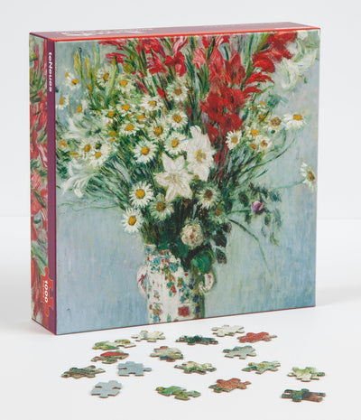 Cover image for teNeues - 1,000 Piece Puzzle: Bouquet of Gladioli by Claude Monet, Full Color Printed Puzzle, 20 x 20" Puzzle, Poster Guide Insert Included, isbn: 9781623259297