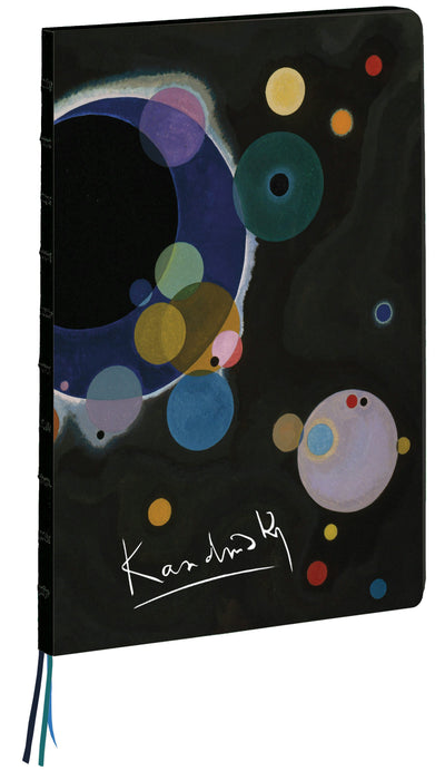 Cover image for teNeues - A4 Notebook: Several Circles by Wassily Kandinsky, Hardcover - 230 Dot-Grid Pages, Heavy Hardcover, Three Ribbon Markers, Exposed Lay Flat Binding, isbn: 9781623259334