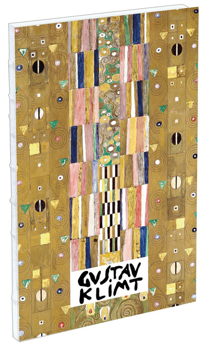 Cover image for teNeues - Sketchbook: Study for Stoclet Frieze, Gustav Klimt, Hardcover, Exposed Spine, Lays Flat, Large Format, White Kraft Paper, isbn: 9781623259358