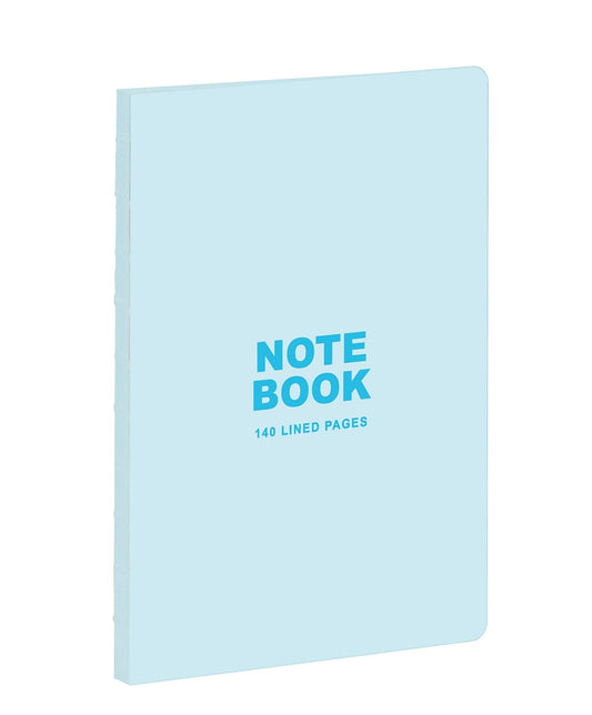 teNeues - A5 Notebook: Pastel Blue, 140 Lined Pages, Raw Sewn Spine, Lays Flat