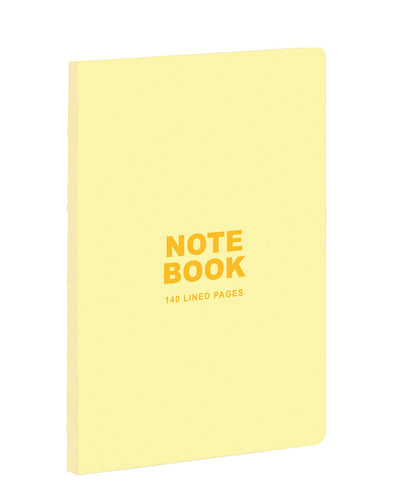 Cover image for teNeues - A5 Notebook: Pastel Yellow, 140 Lined Pages, Raw Sewn Spine, Lays Flat, isbn: 9781623259600