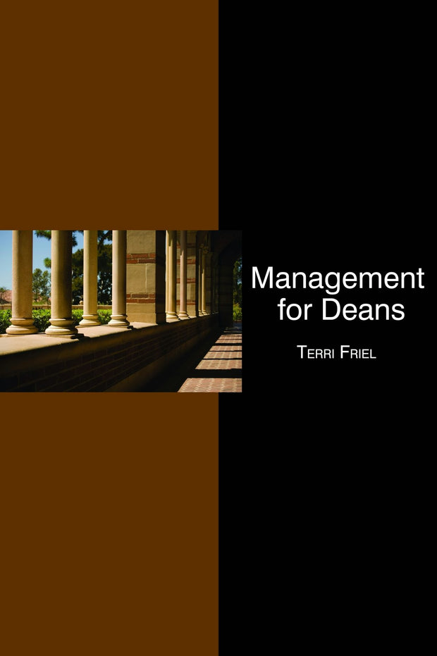 Cover image for Management for Deans, isbn: 9781623963446