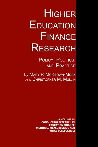 Cover image for Higher Education Finance Research, isbn: 9781623964931