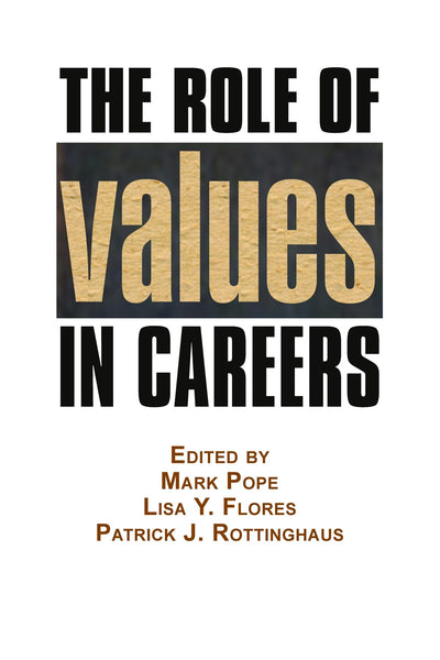 Cover image for The Role of Values in Careers, isbn: 9781623966461