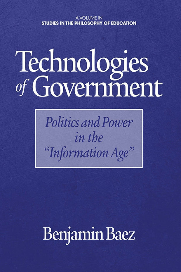Cover image for Technologies of Government, isbn: 9781623967925