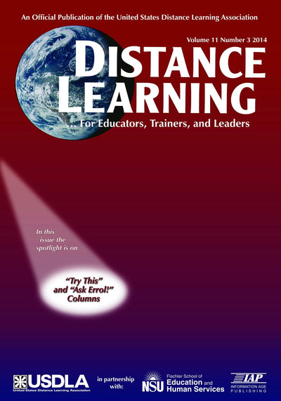 Cover image for Distance Learning Magazine Vol 11 Issue 3, isbn: 9781623968472
