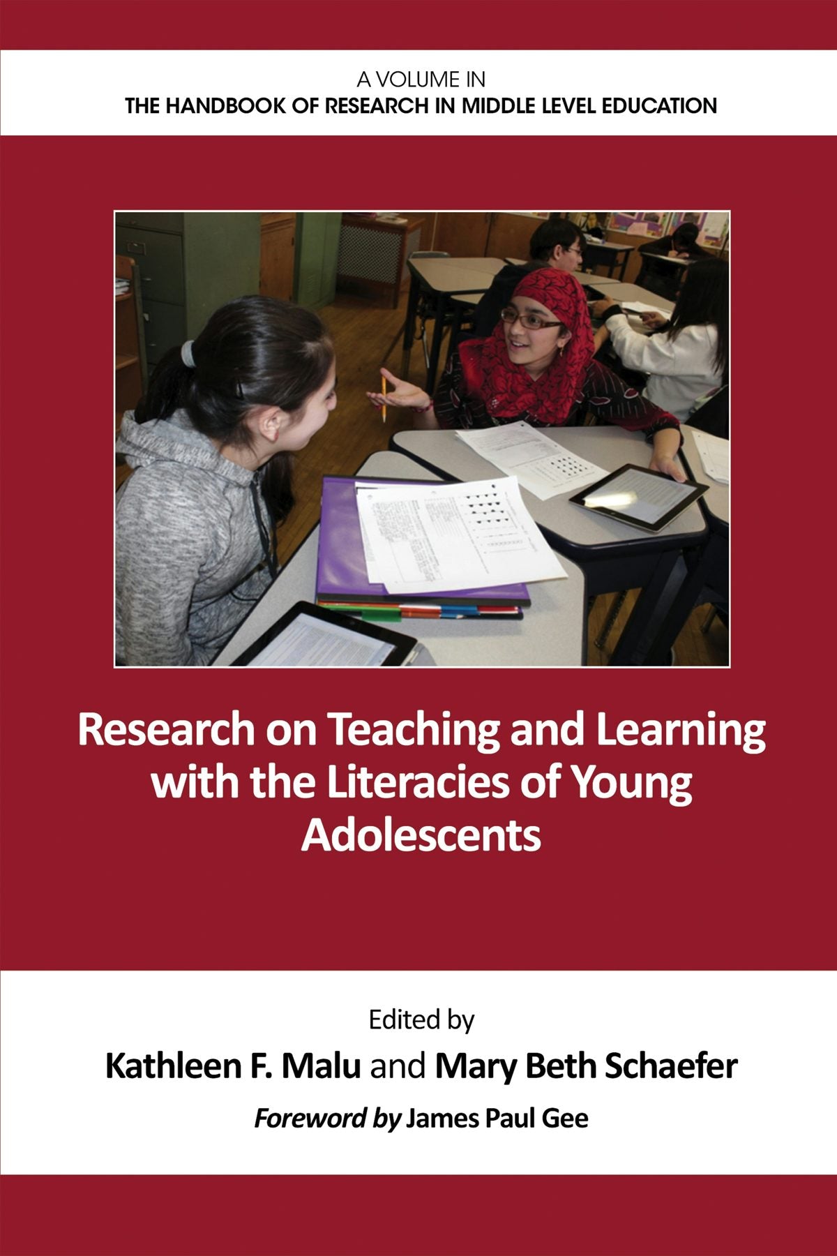 Book cover image for Research on Teaching and Learning with the Literacies of Young Adolescents ISBN: 9781623968540