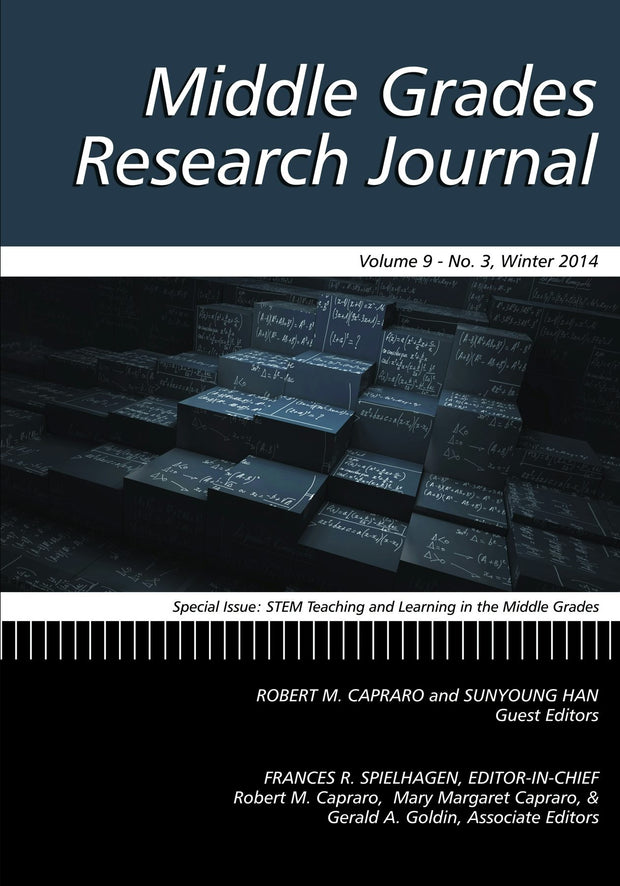 Cover image for Middle Grades Research Journal Vol 9 Issue 3, isbn: 9781623969301