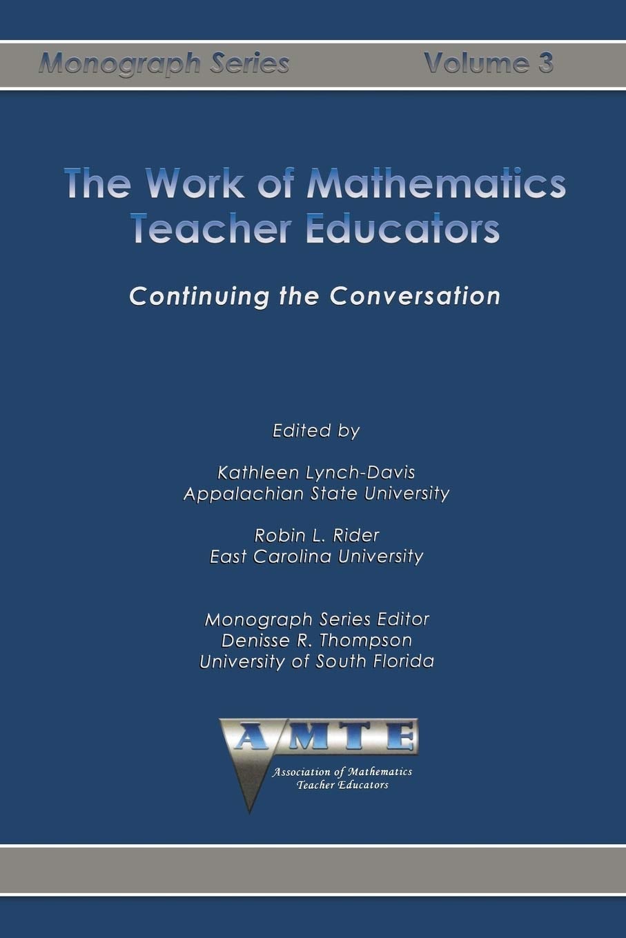 Book cover image for Work of Mathematics Teacher Educators ISBN: 9781623969455