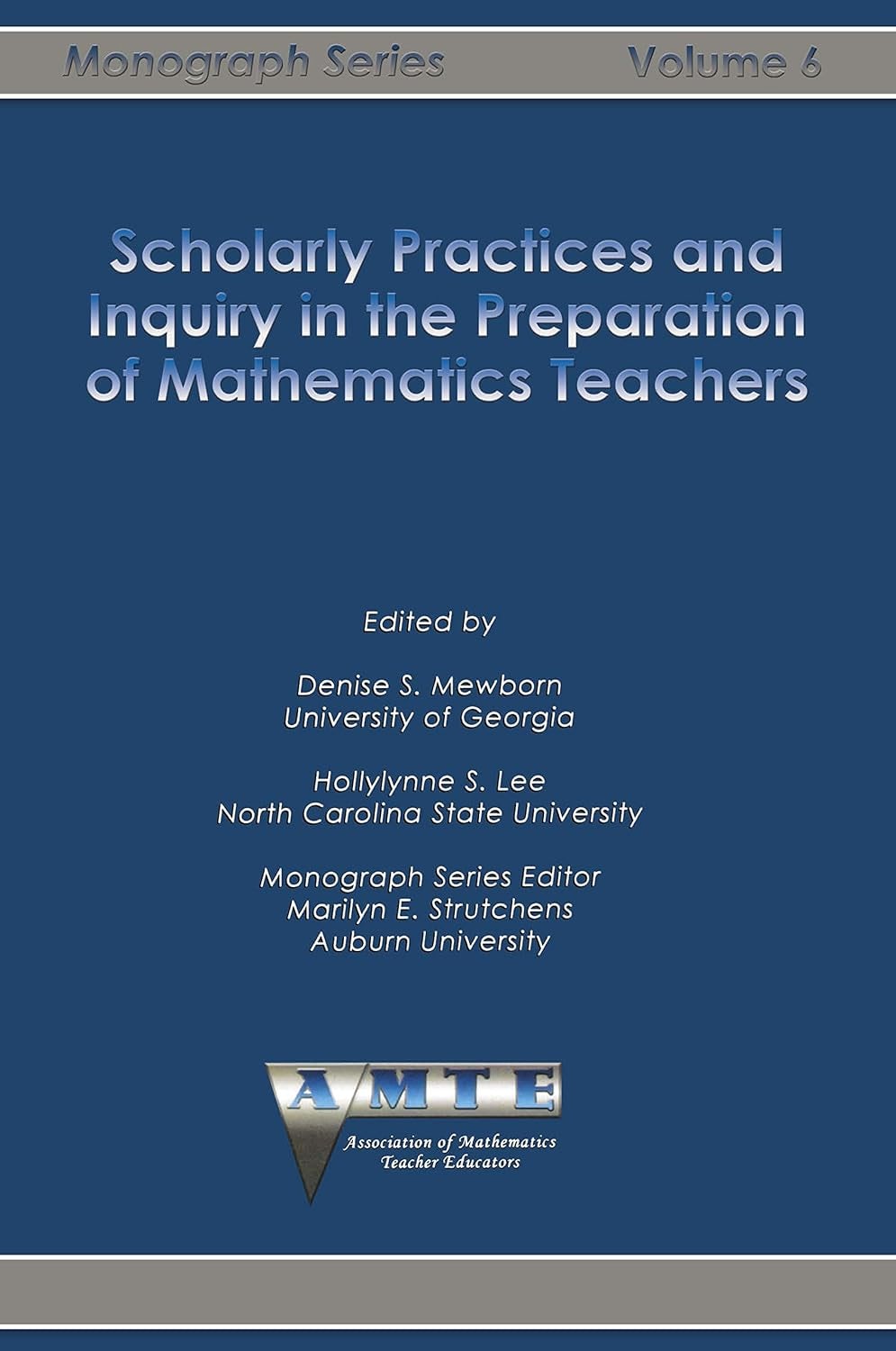 Book cover image for Scholarly Practices and Inquiry in the Preparation of Mathematics Teachers ISBN: 9781623969516