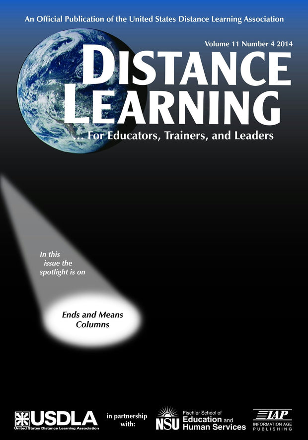 Cover image for Distance Learning Magazine Vol 11 Issue 4, isbn: 9781623969967