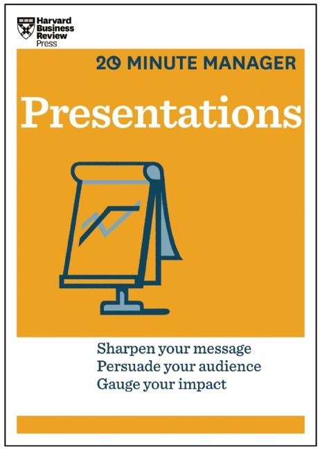 Cover image for Presentations (HBR 20-Minute Manager Series), isbn: 9781625270863