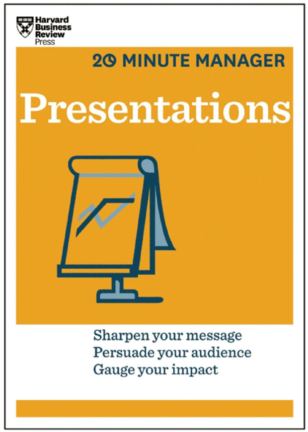Cover image for Presentations (HBR 20-Minute Manager Series), isbn: 9781625270870