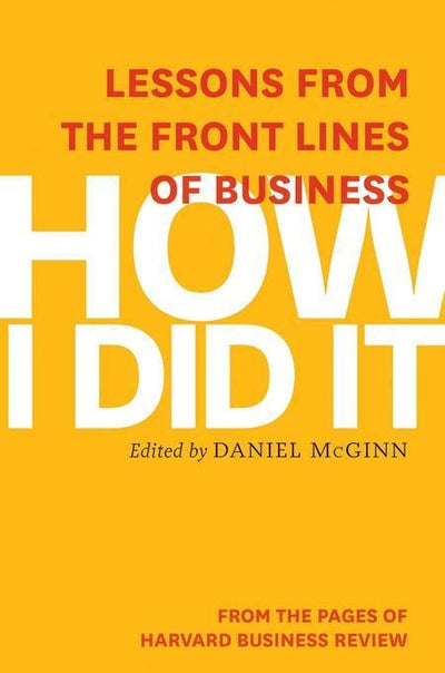 Cover image for How I Did It, isbn: 9781625272263