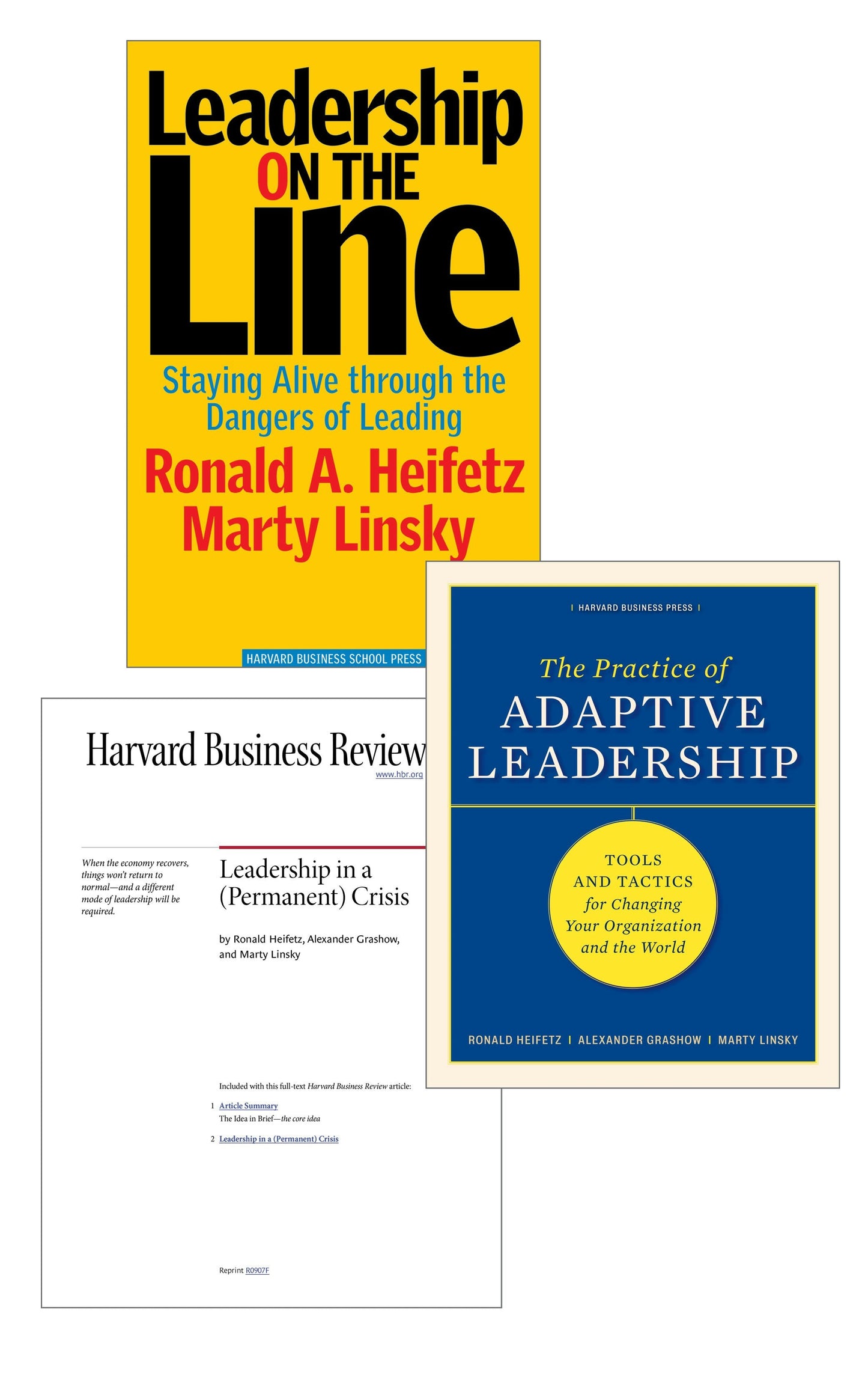 Book cover image for Adaptive Leadership: The Heifetz Collection (3 Items) ISBN: 9781625277787