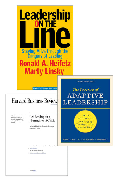 Cover image for Adaptive Leadership: The Heifetz Collection (3 Items), isbn: 9781625277787