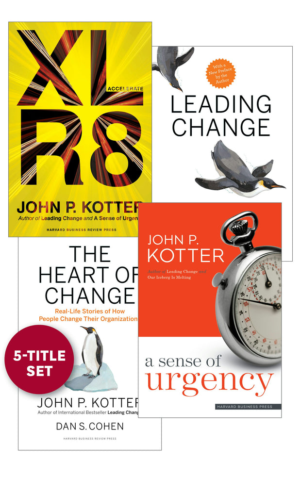 Cover image for Change Leadership: The Kotter Collection (5 Books), isbn: 9781625277909