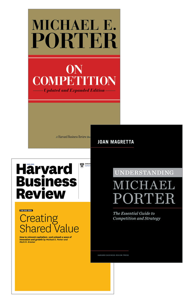 Cover image for Strategy and Competition: The Porter Collection (3 Items), isbn: 9781625277947