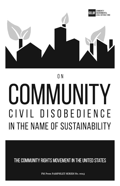 Book cover image for On Community Civil Disobedience in the Name of Sustainability ISBN: 9781629631264