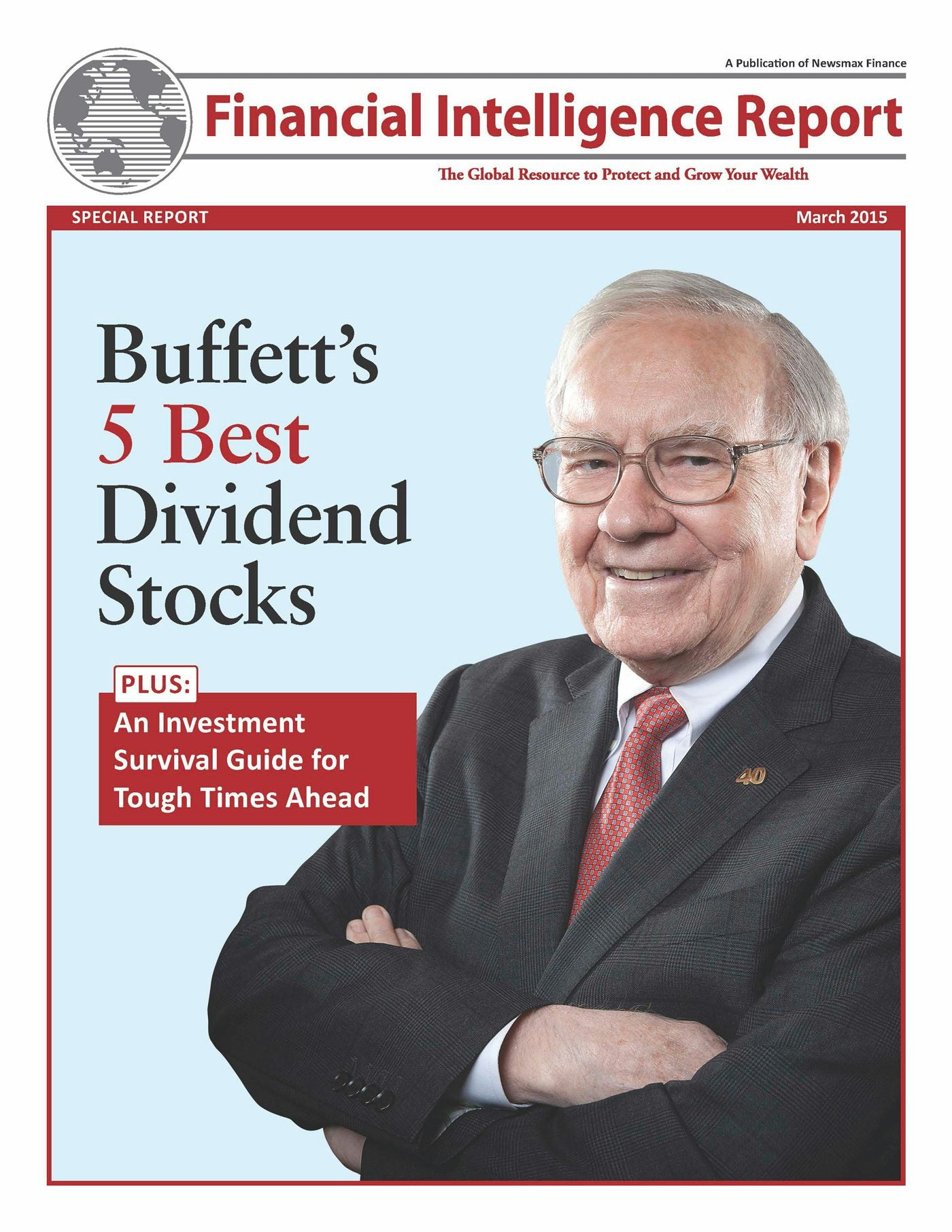 Book cover image for Buffet's 5 Best Dividend Stocks ISBN: 9781630060381