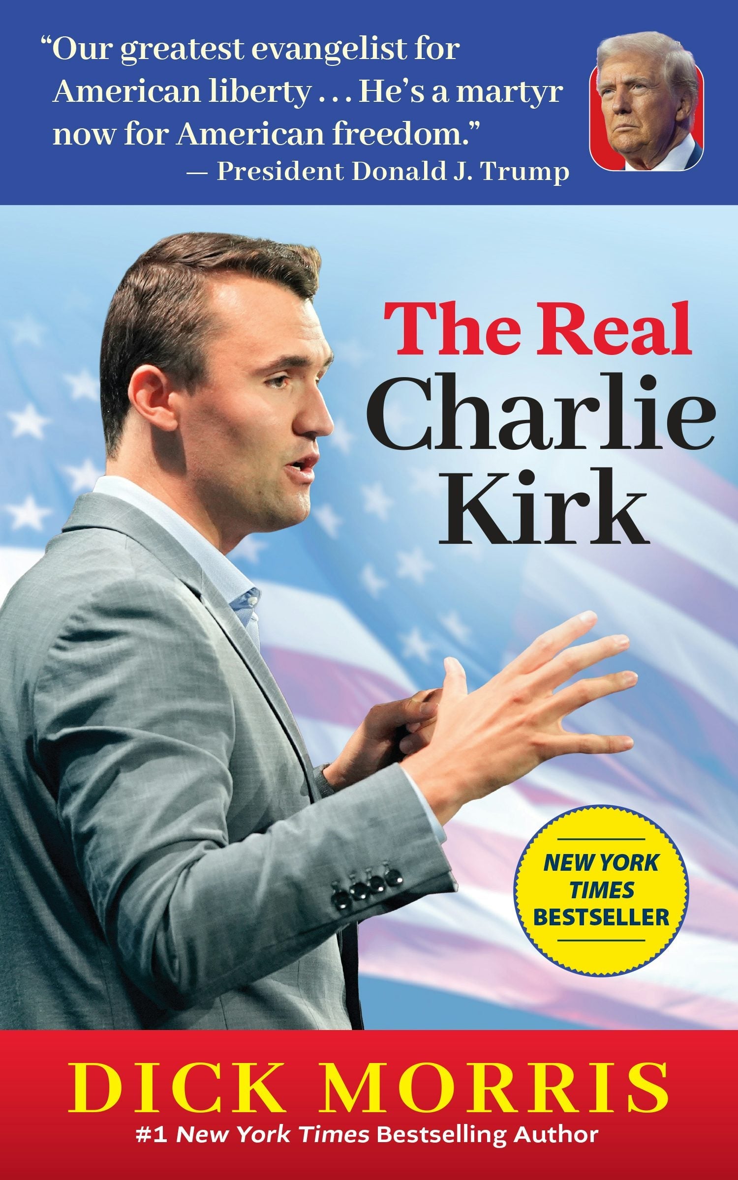 Book cover image for The Real Charlie Kirk ISBN: 9781630063528