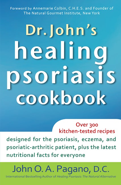 Book cover image for Dr. John's Healing Psoriasis Cookbook ISBN: 9781630260460