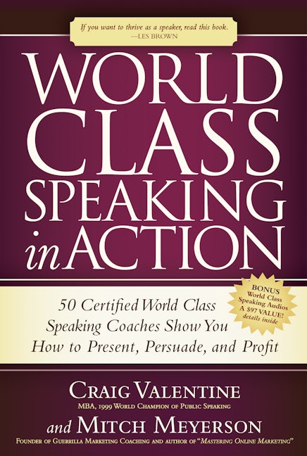Book cover image for World Class Speaking in Action ISBN: 9781630470753