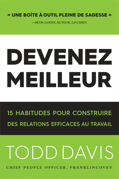 Cover image for Devenez Meilleur, isbn: 9781633537293