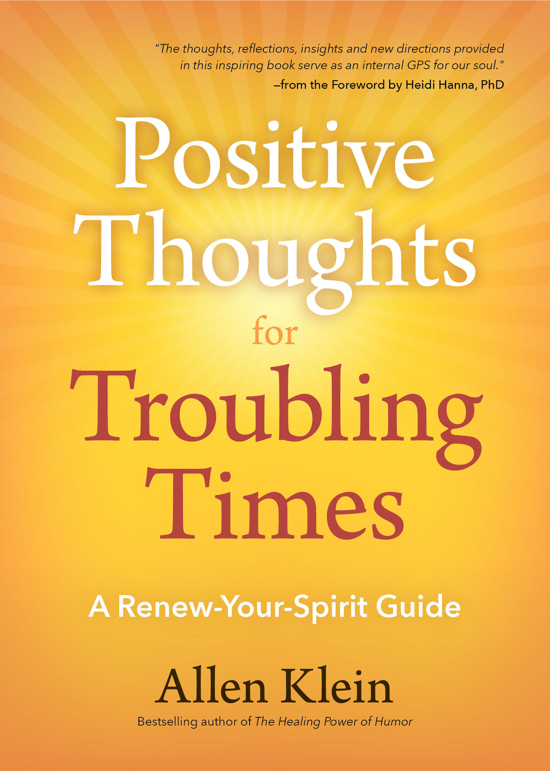 Cover image for Positive Thoughts for Troubling Times ISBN 9781633539563