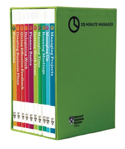 Cover image for HBR 20-Minute Manager Boxed Set (10 Books) (HBR 20-Minute Manager Series), isbn: 9781633690950