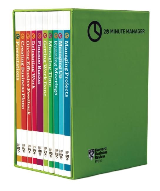 Cover image for HBR 20-Minute Manager Boxed Set (10 Books) (HBR 20-Minute Manager Series), isbn: 9781633690950