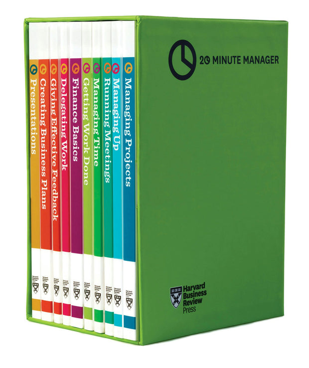 Cover image for HBR 20-Minute Manager Boxed Set (10 Books) (HBR 20-Minute Manager Series), isbn: 9781633690967