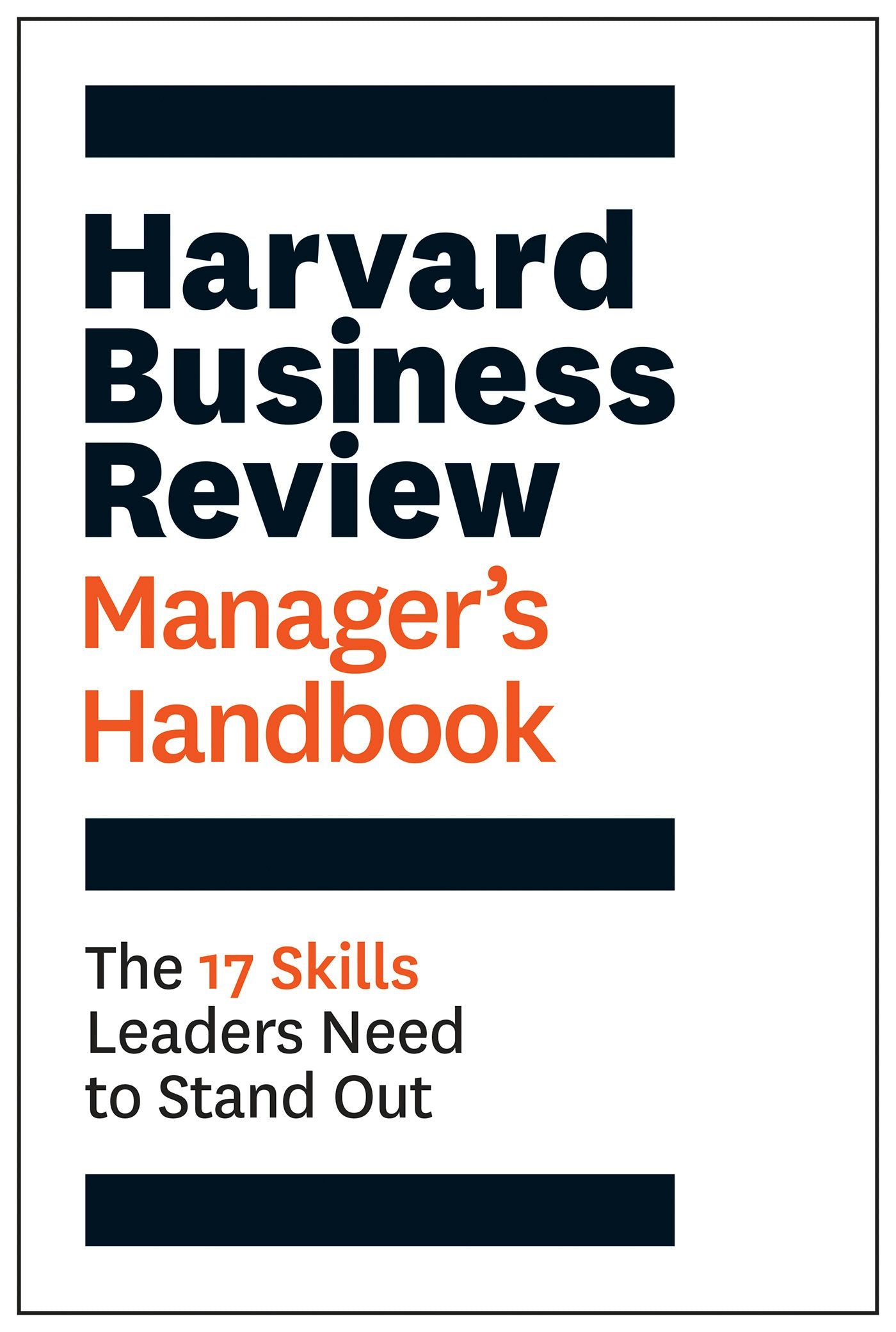 Book cover image for Harvard Business Review Manager's Handbook ISBN: 9781633691254