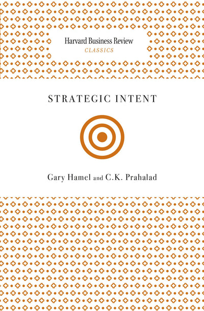 Cover image for Strategic Intent, isbn: 9781633691339