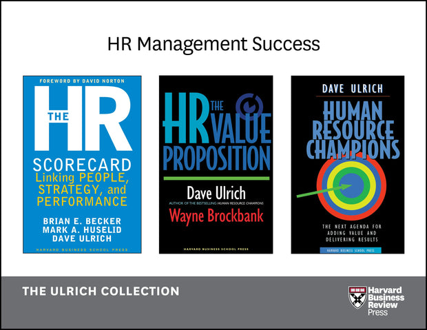 Cover image for Human Resources Management Success: The Ulrich Collection (3 Books), isbn: 9781633691926