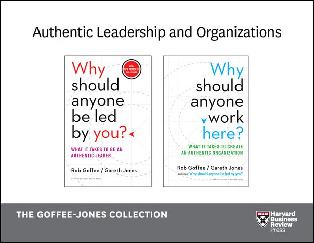 Cover image for Authentic Leadership and Organizations: The Goffee-Jones Collection (2 Books), isbn: 9781633691971