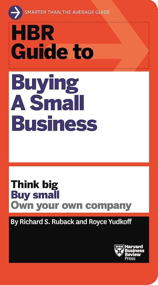 Cover image for HBR Guide to Buying a Small Business, isbn: 9781633692503