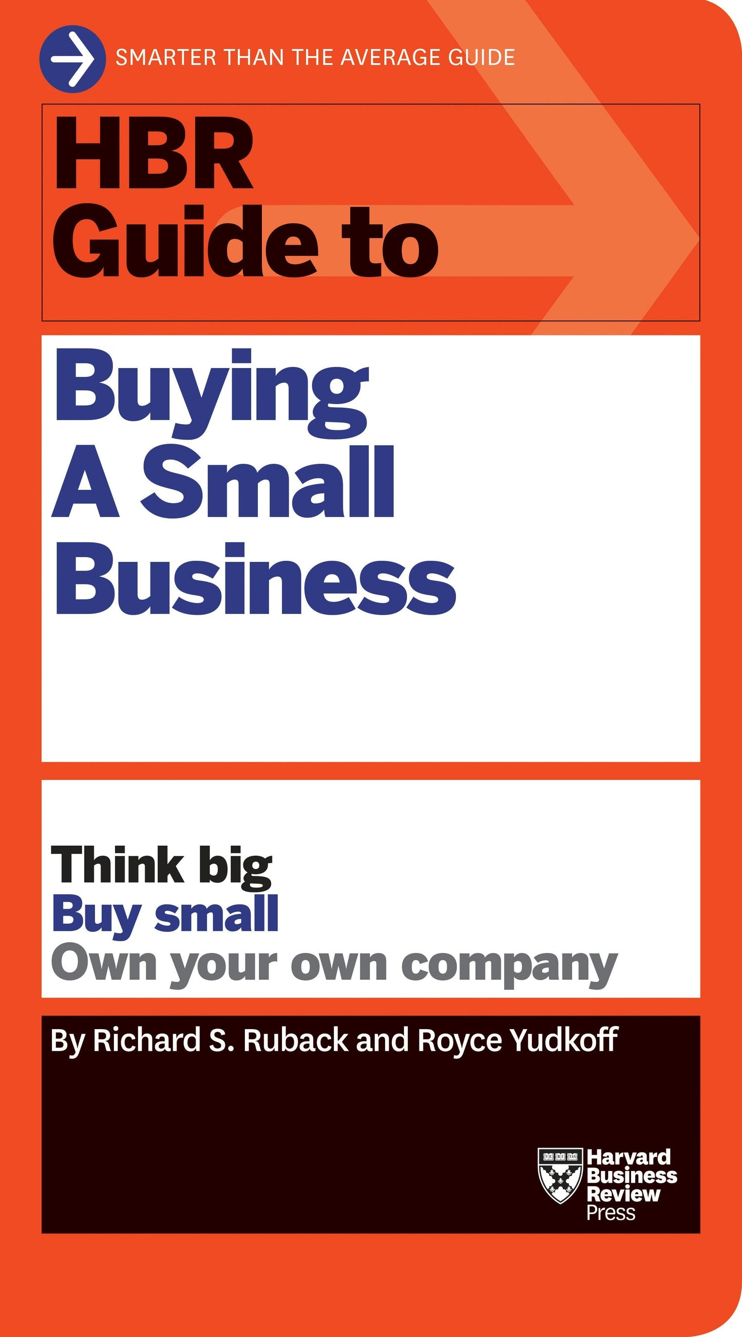 Book cover image for HBR Guide to Buying a Small Business ISBN: 9781633692510