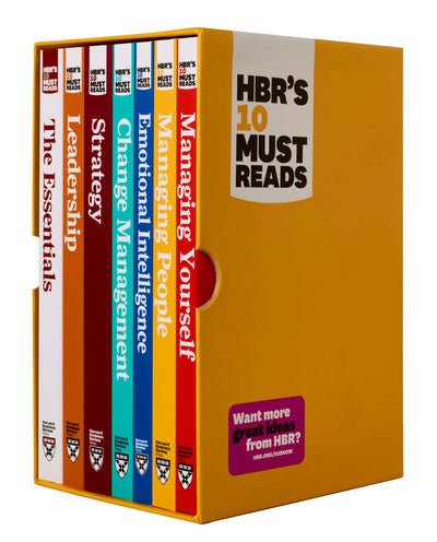Cover image for HBR's 10 Must Reads Boxed Set with Bonus Emotional Intelligence (7 Books) (HBR's 10 Must Reads), isbn: 9781633693319