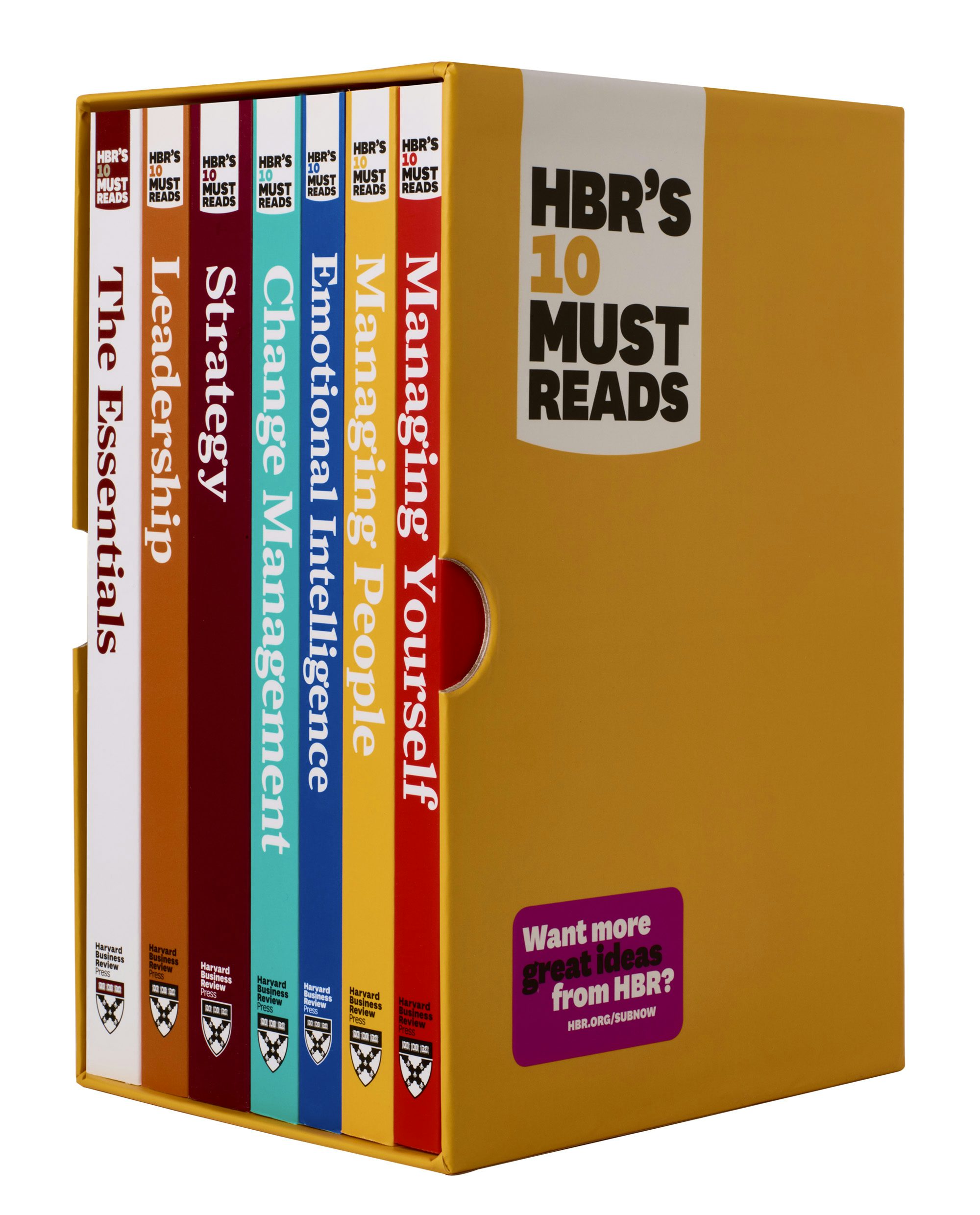 Book cover image for HBR's 10 Must Reads Boxed Set with Bonus Emotional Intelligence (7 Books) (HBR's 10 Must Reads) ISBN: 9781633693326