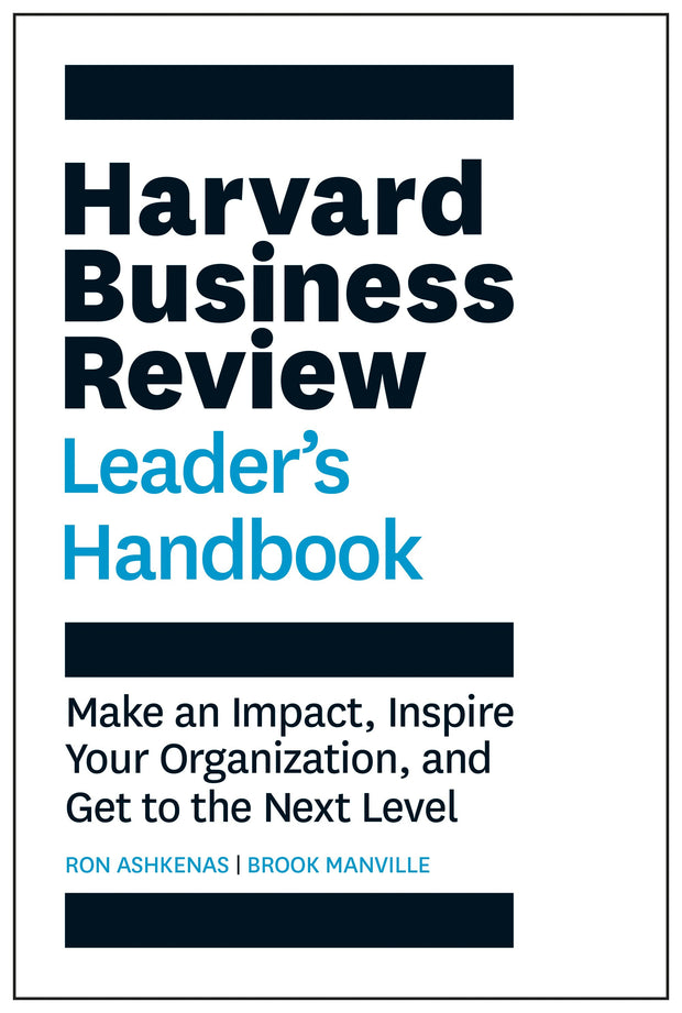 Cover image for Harvard Business Review Leader's Handbook, isbn: 9781633693753