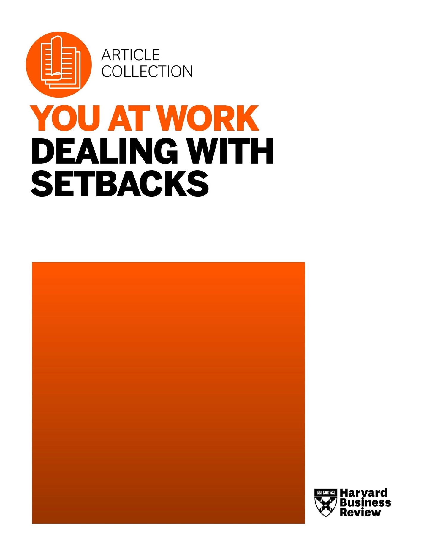 Book cover image for You at Work: Dealing with Setbacks ISBN: 9781633694019