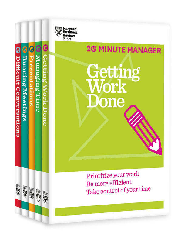 Cover image for The HBR Essential 20-Minute Manager Collection (5 Books) (HBR 20-Minute Manager Series), isbn: 9781633694194