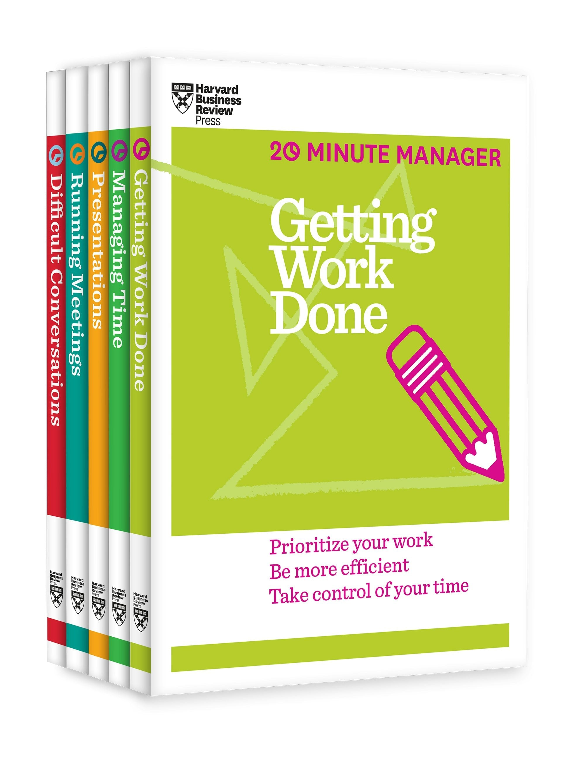Book cover image for The HBR Essential 20-Minute Manager Collection (5 Books) (HBR 20-Minute Manager Series) ISBN: 9781633694200