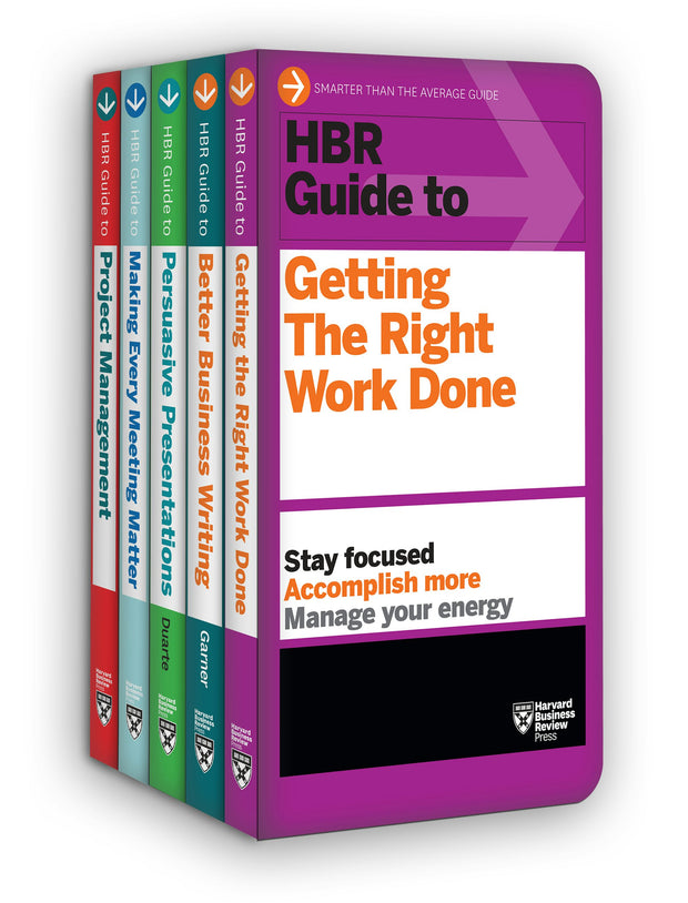 Cover image for HBR Guides to Being an Effective Manager Collection (5 Books) (HBR Guide Series), isbn: 9781633694231