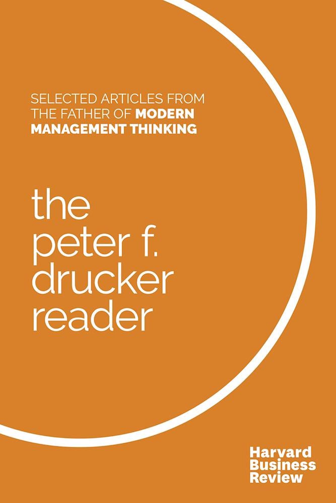 Book cover image for The Peter F. Drucker Reader ISBN: 9781633694781